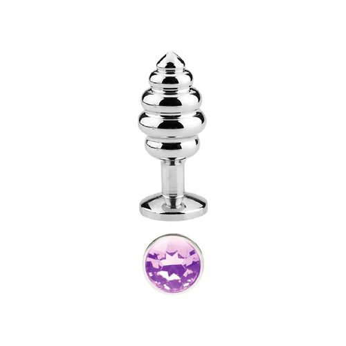Plug Anal Tornillo Morado en santo melocoton sex shop en ecuador
