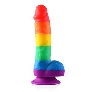 Consolador Fiesta Rainbow 20cms en santo melocoton sex shop en ecuador