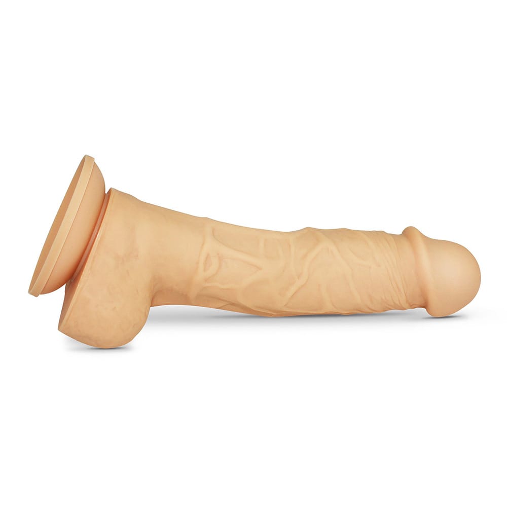 Consolador Realista con Testículos y Ventosa 21cms - Imagen 2