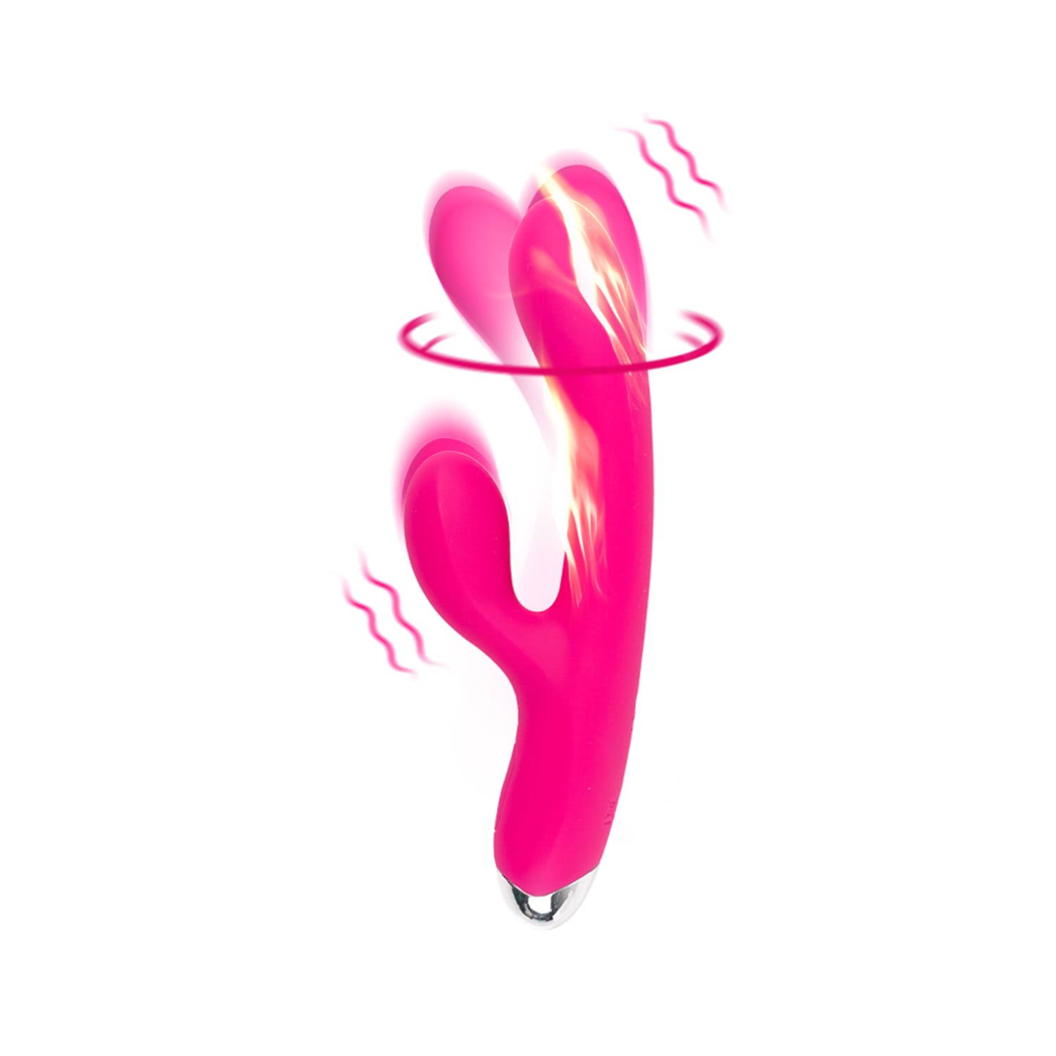 Vibrador Térmico Triple Estimulación "Dona" - Imagen 2