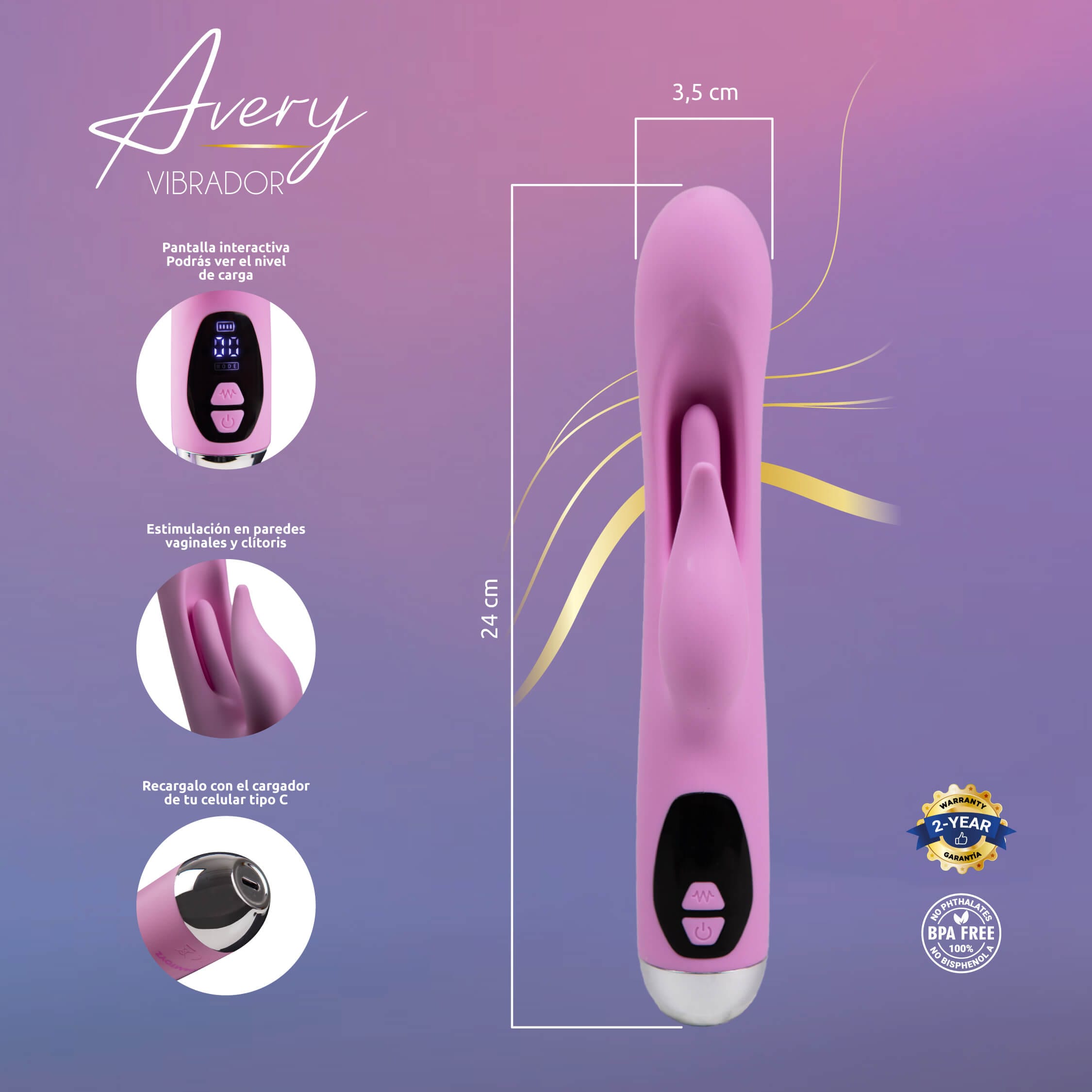 Vibrador con Lengua para Punto G y Estimulador de Clítoris - Imagen 6