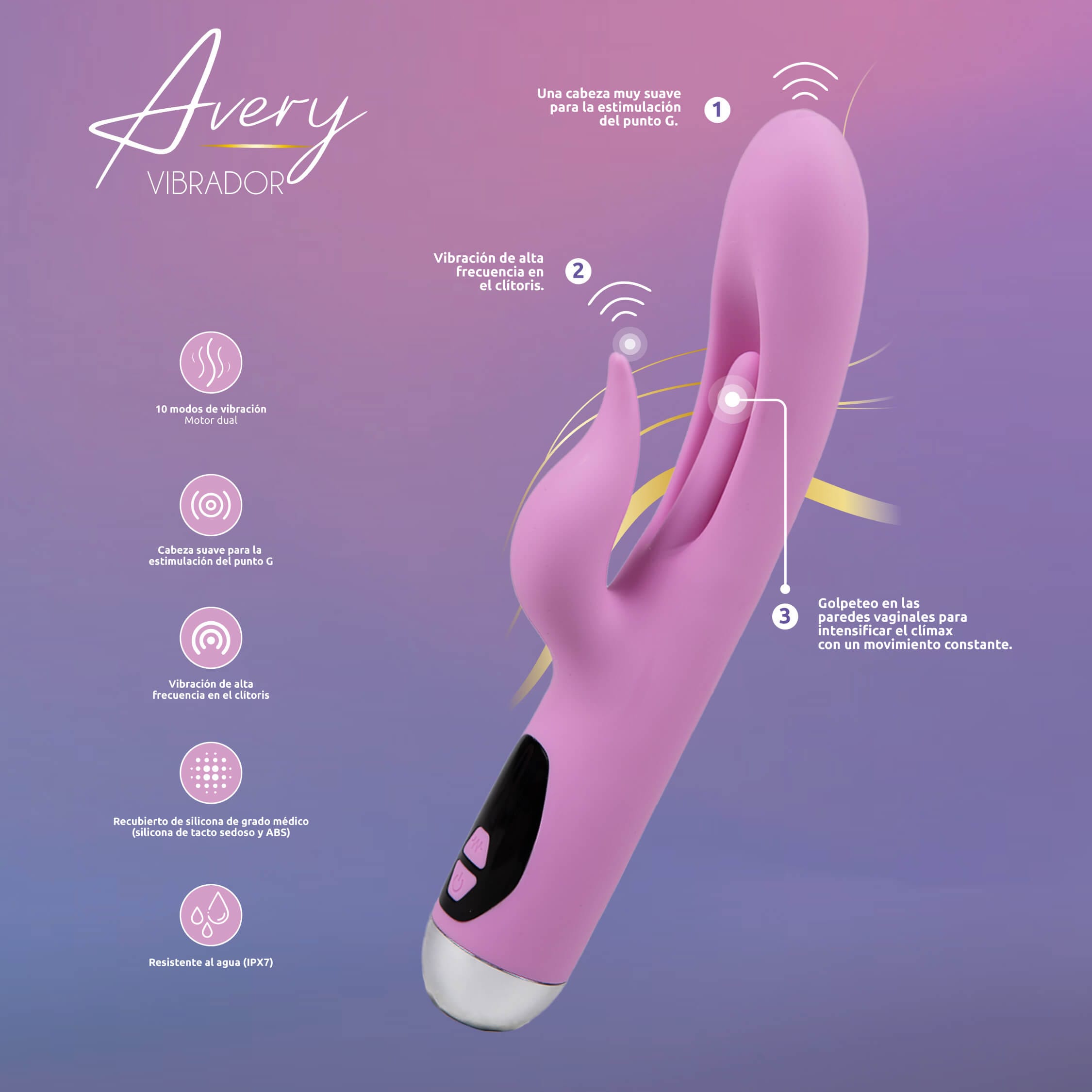 Vibrador con Lengua para Punto G y Estimulador de Clítoris - Imagen 7