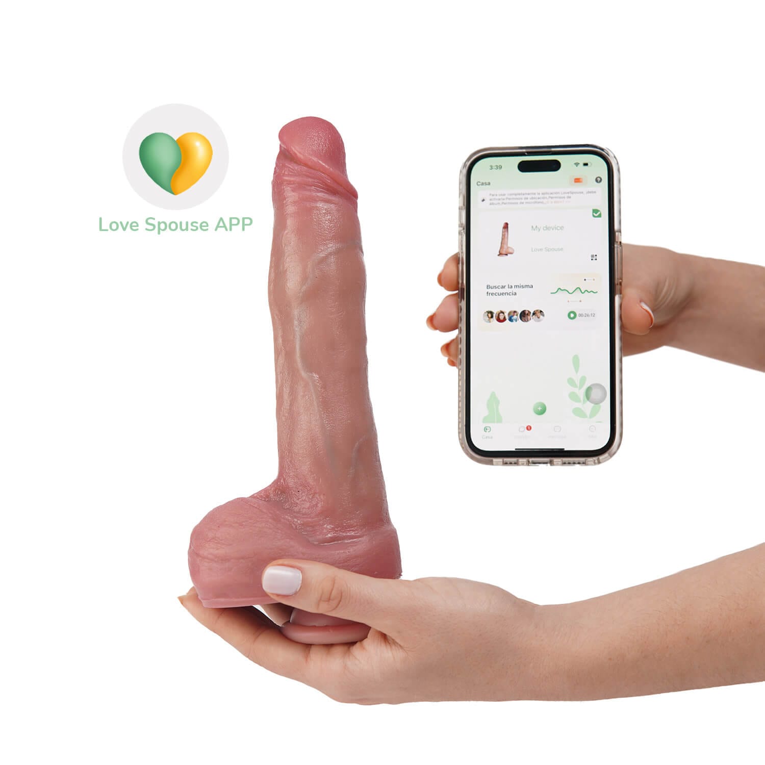 Vibrador Grigor Ultra Realista con Empuje Controlable a Distancia con APP