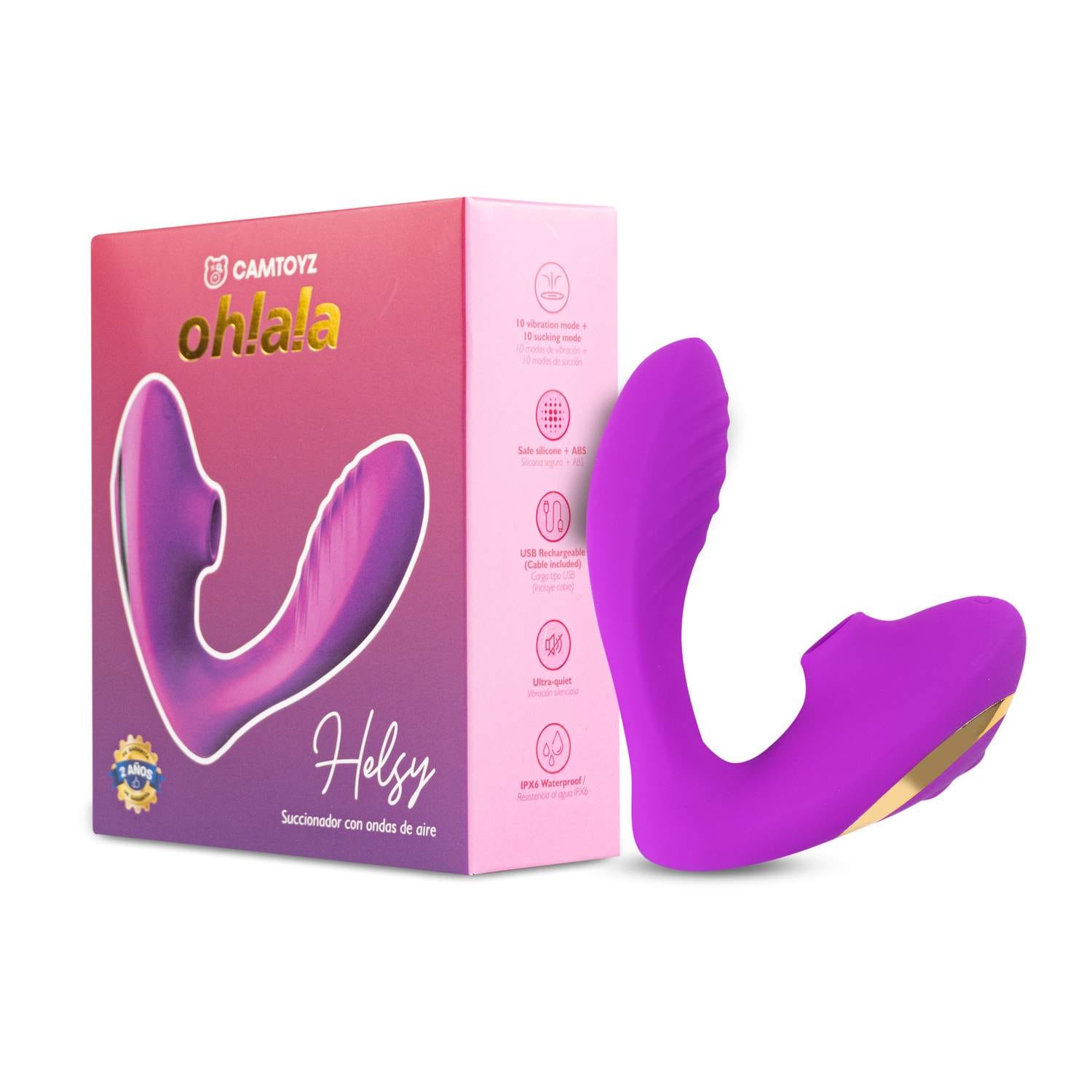 Vibrador Succionador Helsy