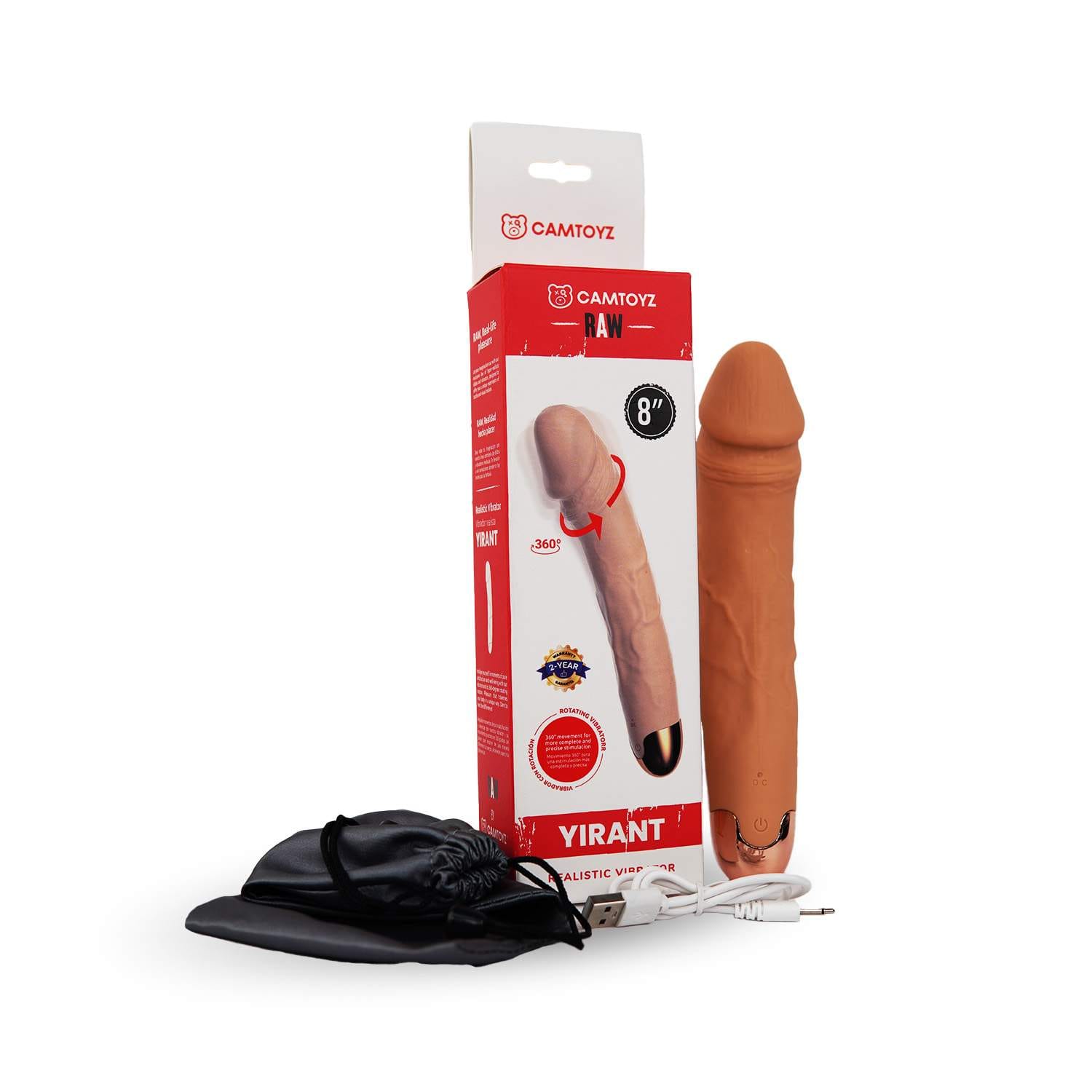 Vibrador Realista Yirant con Movimiento 360