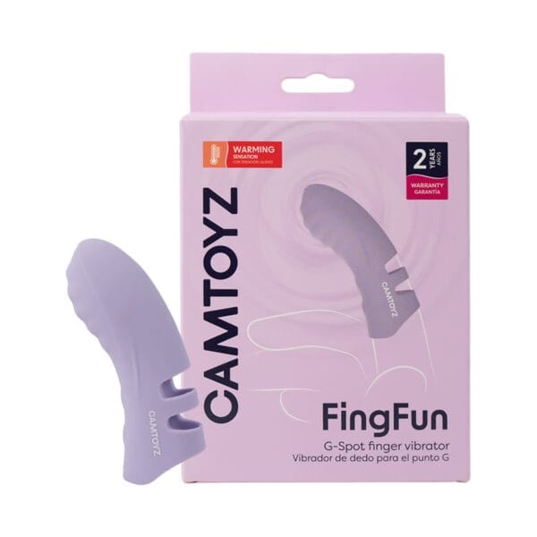 Dedo Vibrador Estimulador con Sensación Térmica