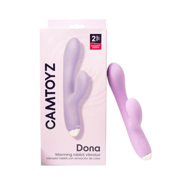 Vibrador Térmico Triple Estimulación "Dona"
